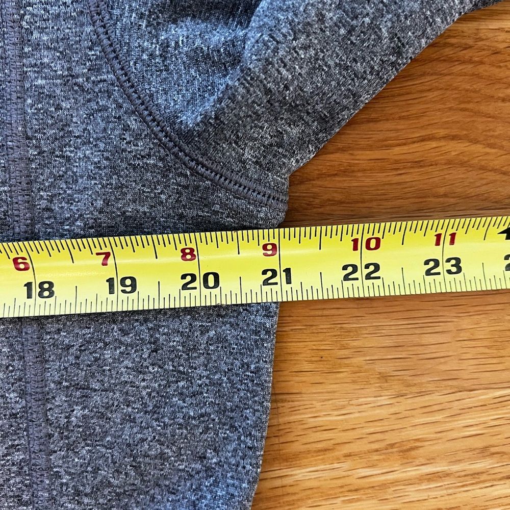 The North Face Womens Hoodie Sweatshirt Full Zip Pockets Gray w/ Pink Size Large - Picture 12 of 14